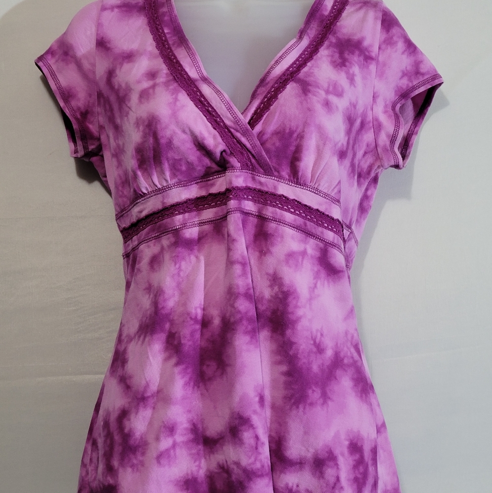 Vintage 90s Gitano tie dye top Sz Medium 240